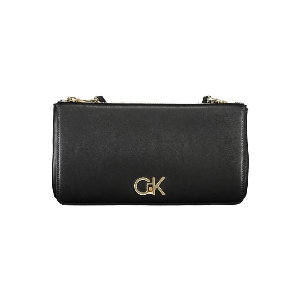 Calvin Klein Black Polyester Handbag