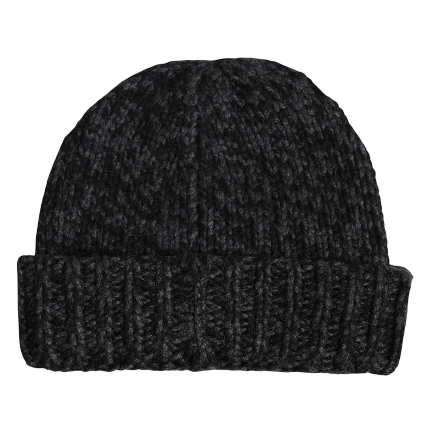 Dolce & Gabbana Gray Cashmere Knitted Winter Beanie Hat HAT9665