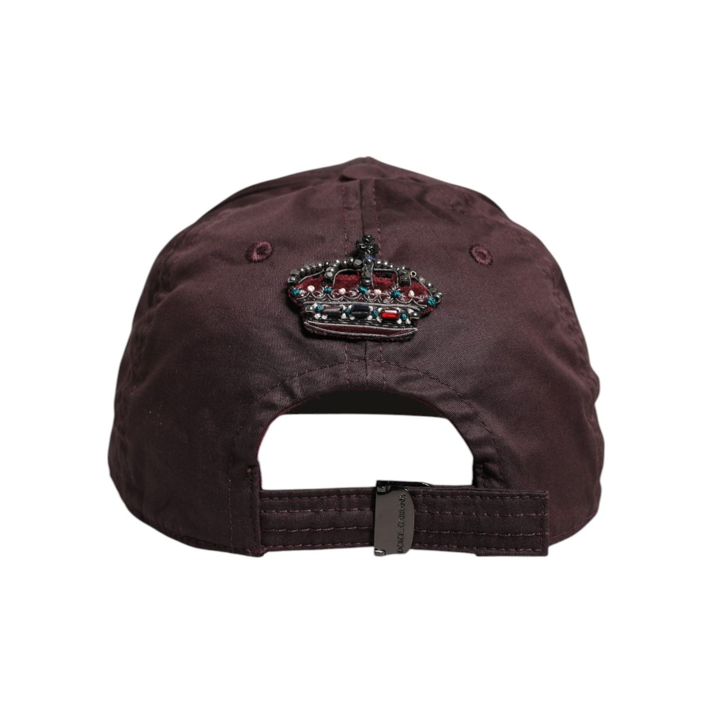 Dolce & Gabbana Brown Cotton DG Crown 6 Panels Baseball Cap HAT9683-58
