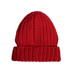Dolce & Gabbana Red Solid Wool Knitted Winter Beanie Hat HAT9796