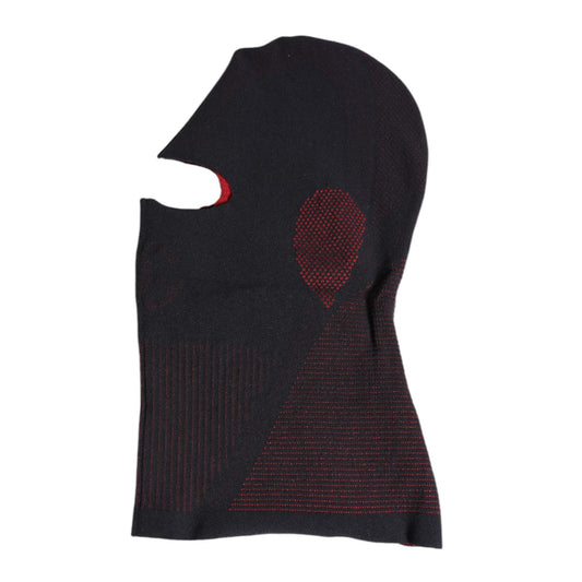 Dolce & Gabbana Black Cotton Knitted Ski Mask Balaclava Hat