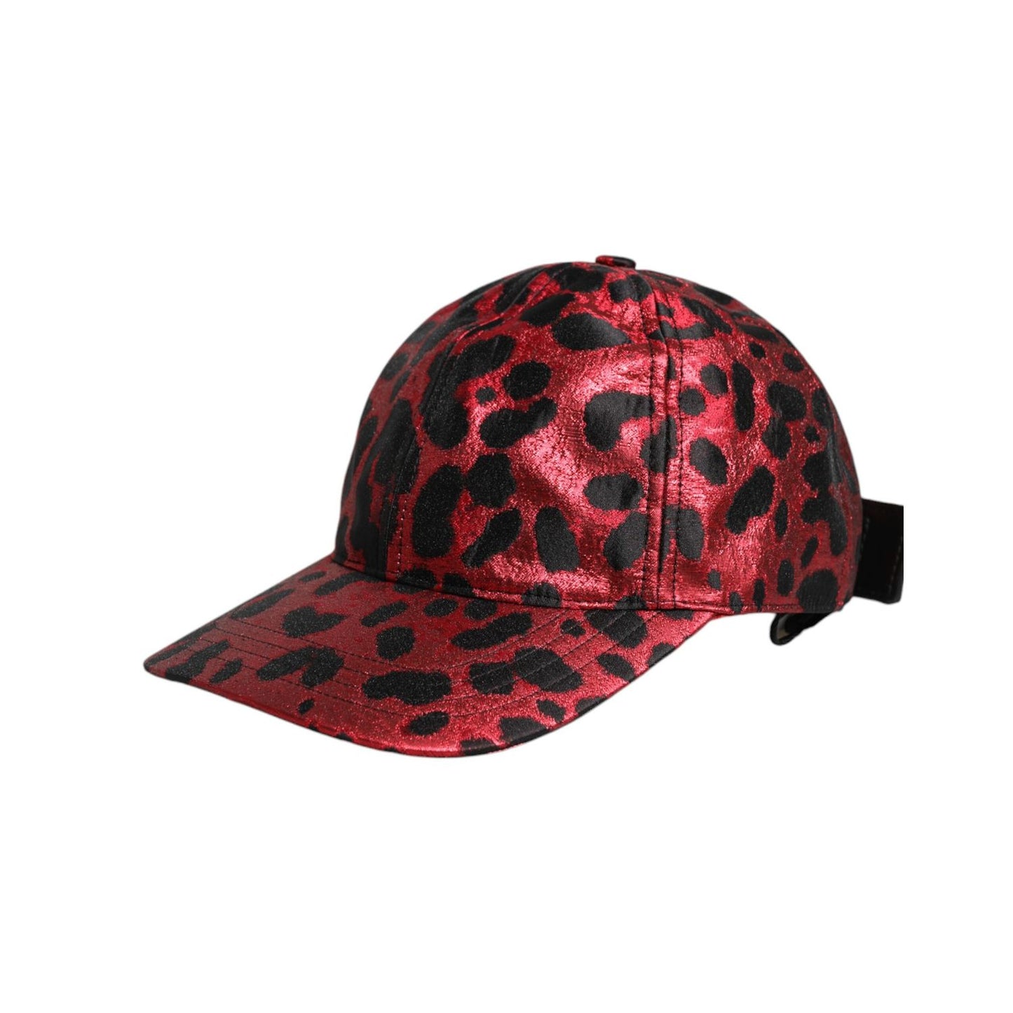 Dolce & Gabbana Red Leopard DG Logo 6 Panels Baseball Cap HAT9842-58