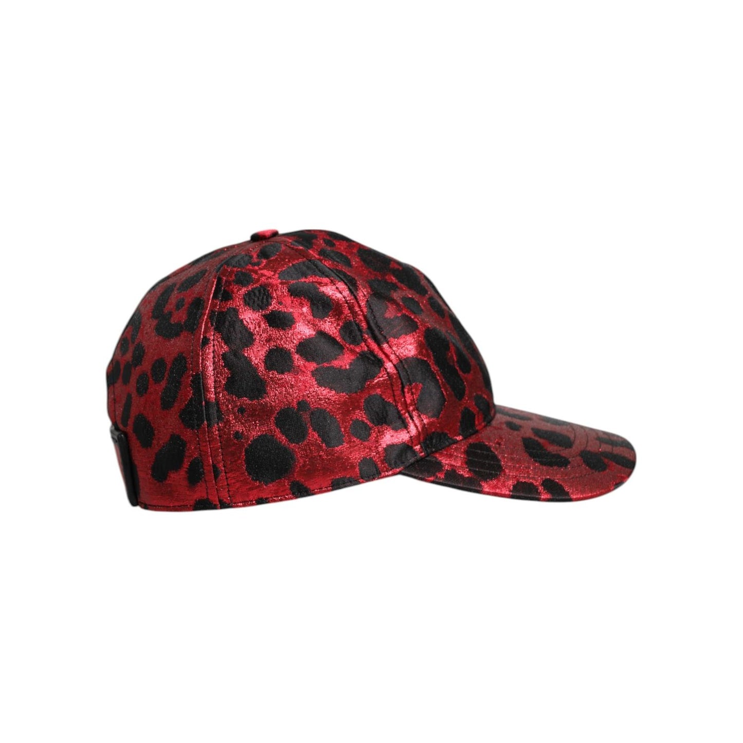 Dolce & Gabbana Red Leopard DG Logo 6 Panels Baseball Cap HAT9842-58