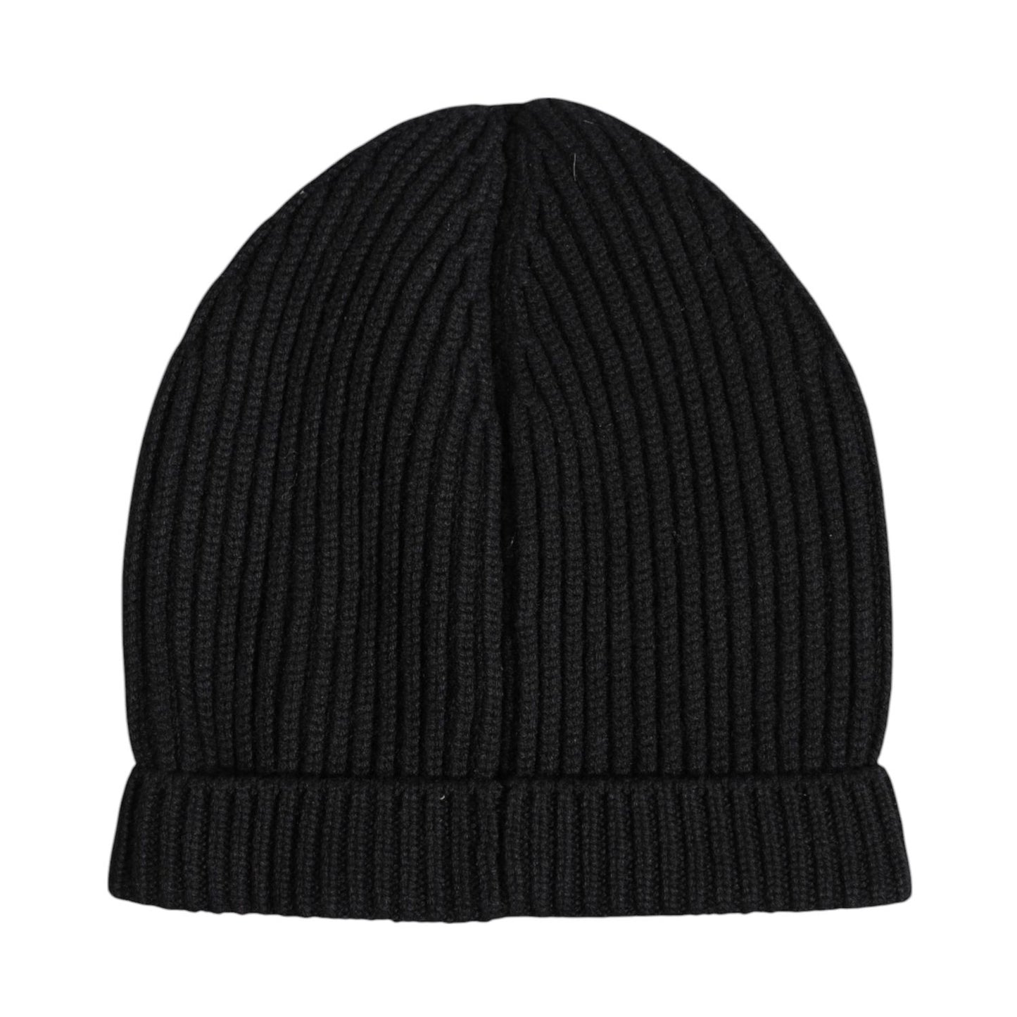 Dolce & Gabbana Black Cashmere Knitted Winter Beanie Hat HAT9849