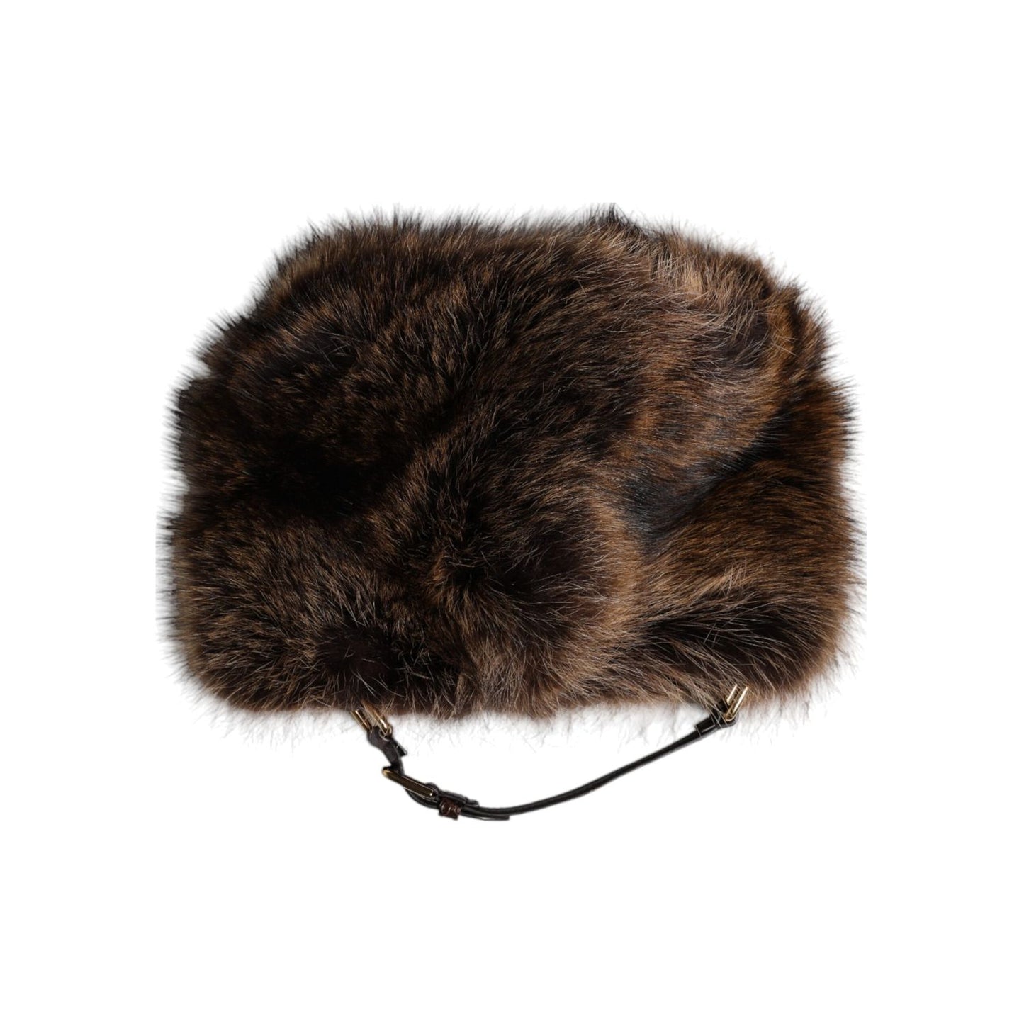 Dolce & Gabbana Brown Fur Women Bucket Hat HAT9639-57