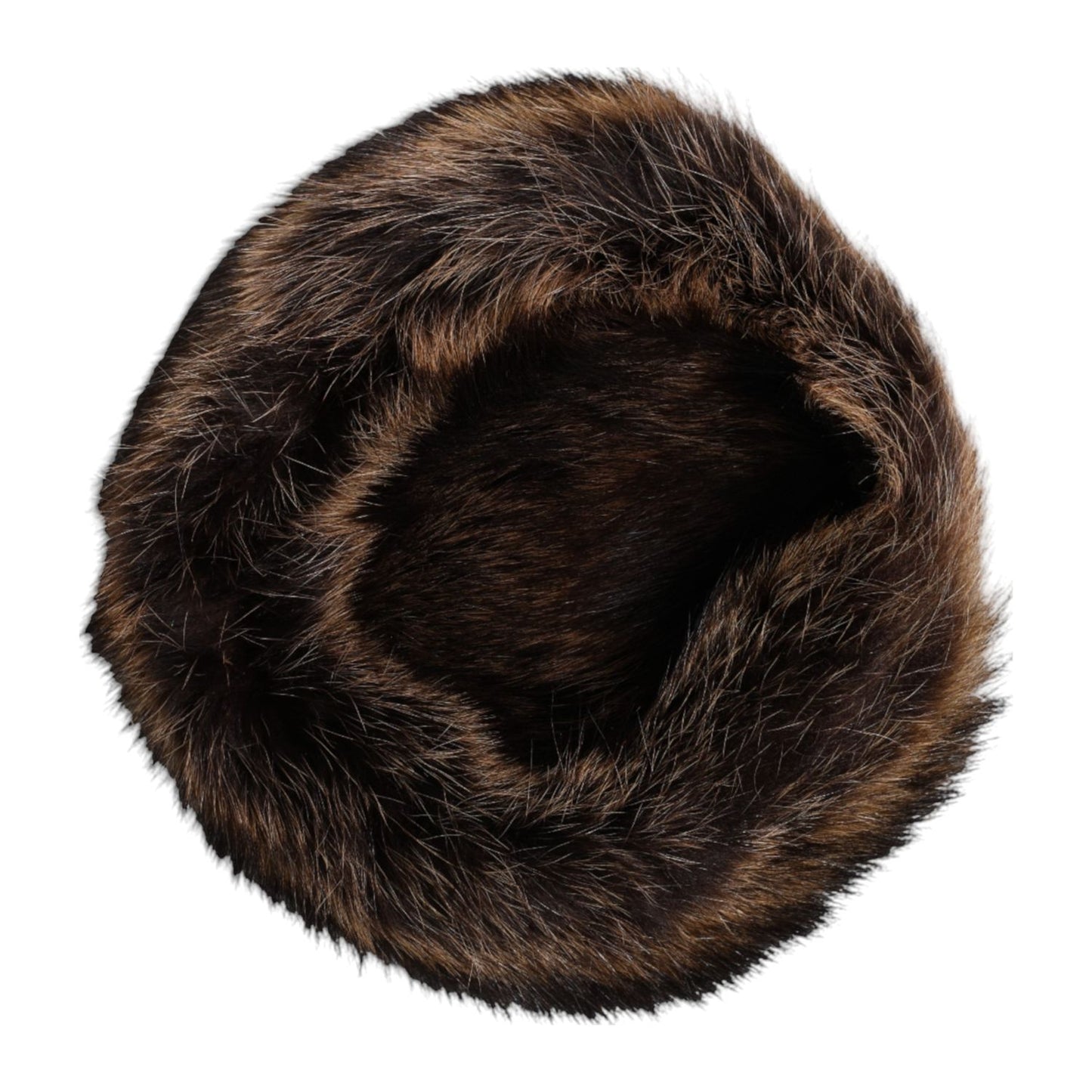 Dolce & Gabbana Brown Fur Women Bucket Hat HAT9639-57