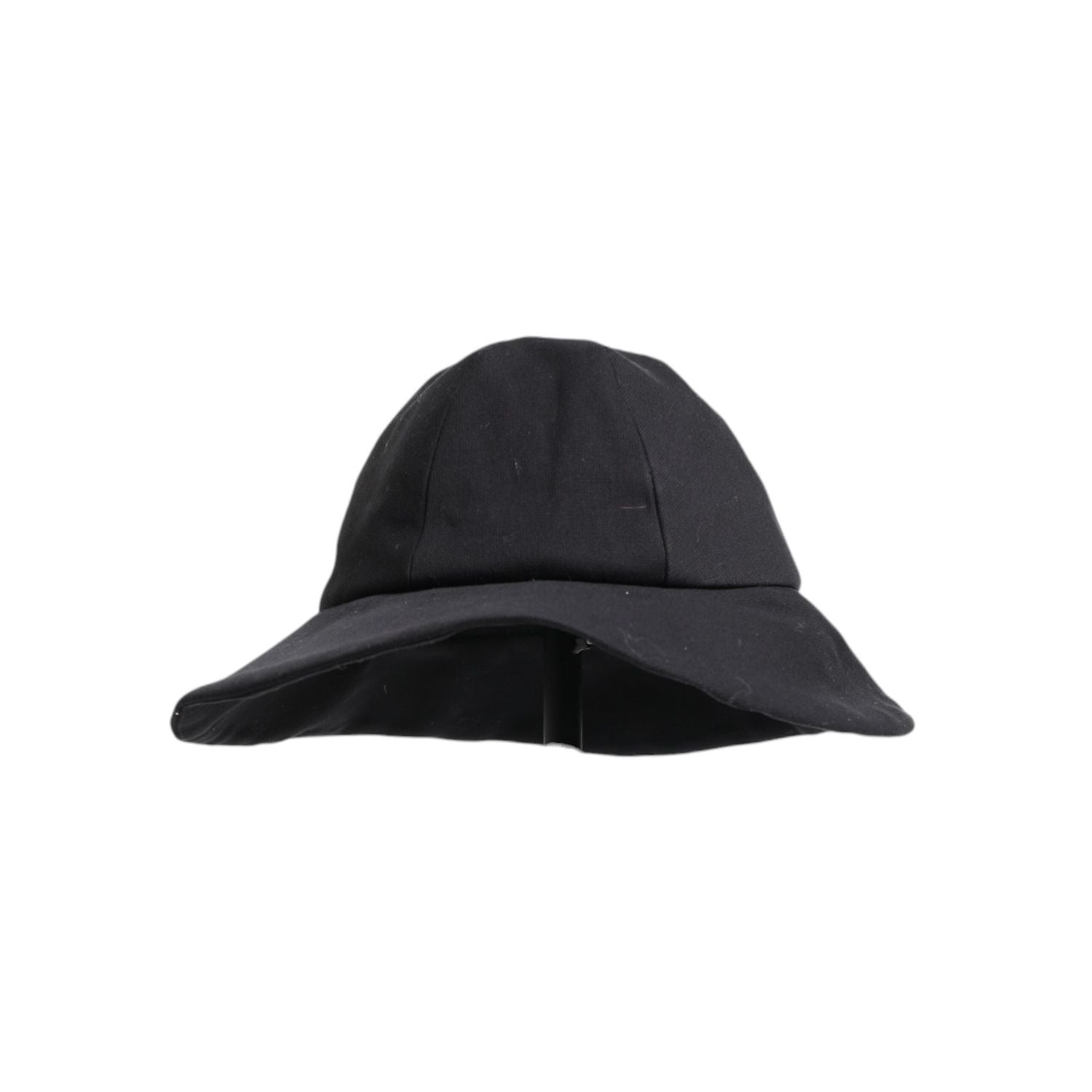 Dolce & Gabbana Black Cotton Wide Brim Bucket Hat