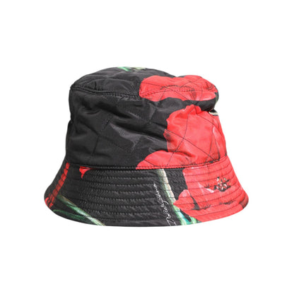 Dolce & Gabbana Multicolor DG Plaque Wide Brim Bucket Hat