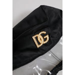 Dolce & Gabbana Black Nylon PVC DG Logo Bucket Hat HAT9835-57