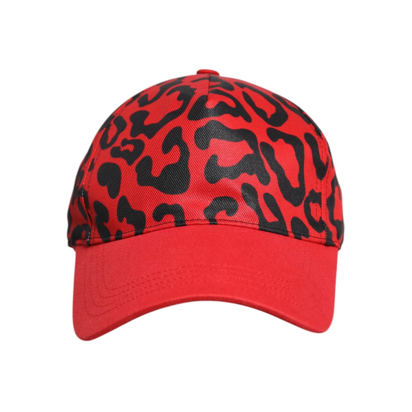 Dolce & Gabbana Red Cotton 6 Panels Women Baseball Cap HAT9841-57