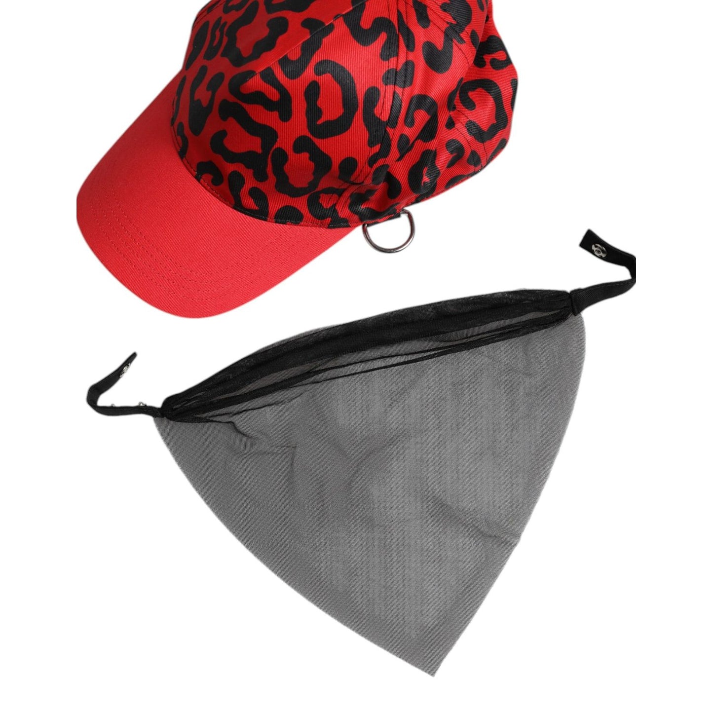 Dolce & Gabbana Red Cotton 6 Panels Women Baseball Cap HAT9841-57