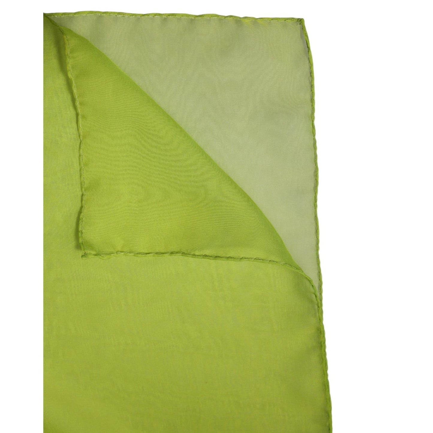 Dolce & Gabbana Green Silk Rectangle Wrap Shawl Neck Warmer Scarf