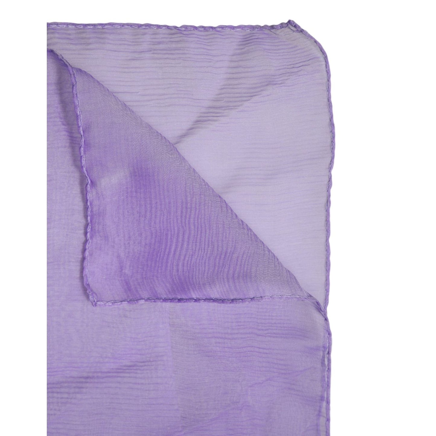 Dolce & Gabbana Purple Silk Rectangle Wrap Shawl Scarf MS7501
