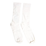 Dolce & Gabbana White Cotton Solid Mid Calf Men Socks SCS2215-L