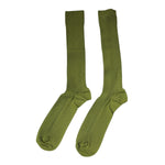 Dolce & Gabbana Green Cotton Logo Over The Calf Socks SCS2231-L