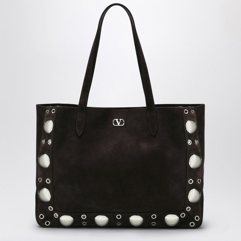 Front view with bag zipped and handles upright.