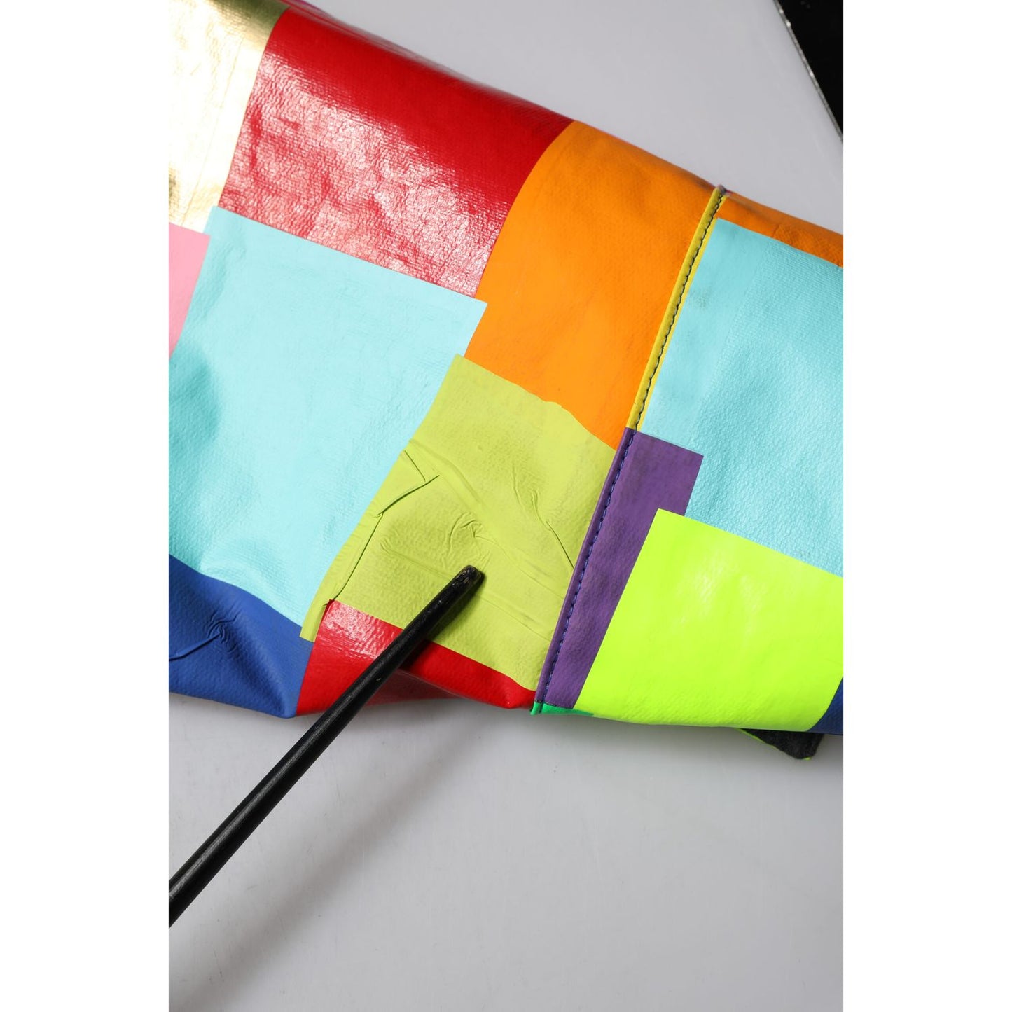 Dolce & Gabbana Multicolor Cotton Full Zip Men Biker Jacket