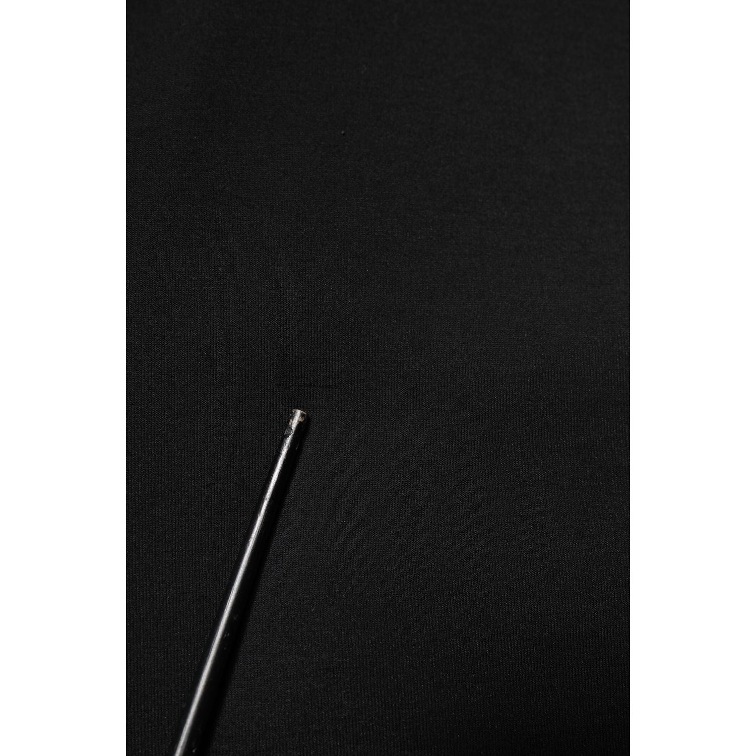 Dolce & Gabbana Black Cotton DG Crew Neck Pullover Sweater