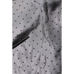 Dolce & Gabbana Gray Polka Dot Silk Long Sleeve Shirt