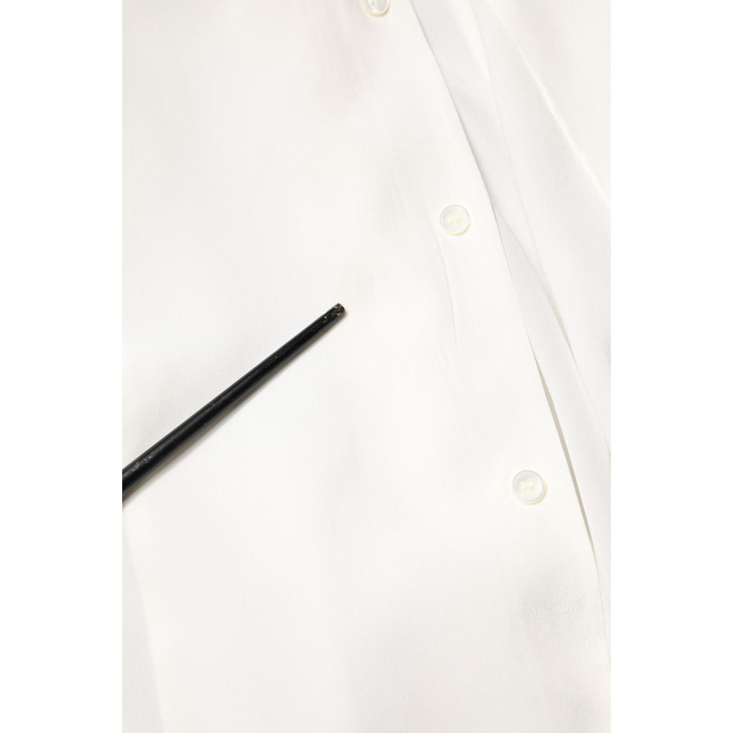 Dolce & Gabbana White Silk GOLD Dress Formal Collared Shirt