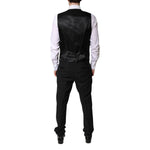 Dolce & Gabbana Black Single Breasted Formal 3 Piece Suit