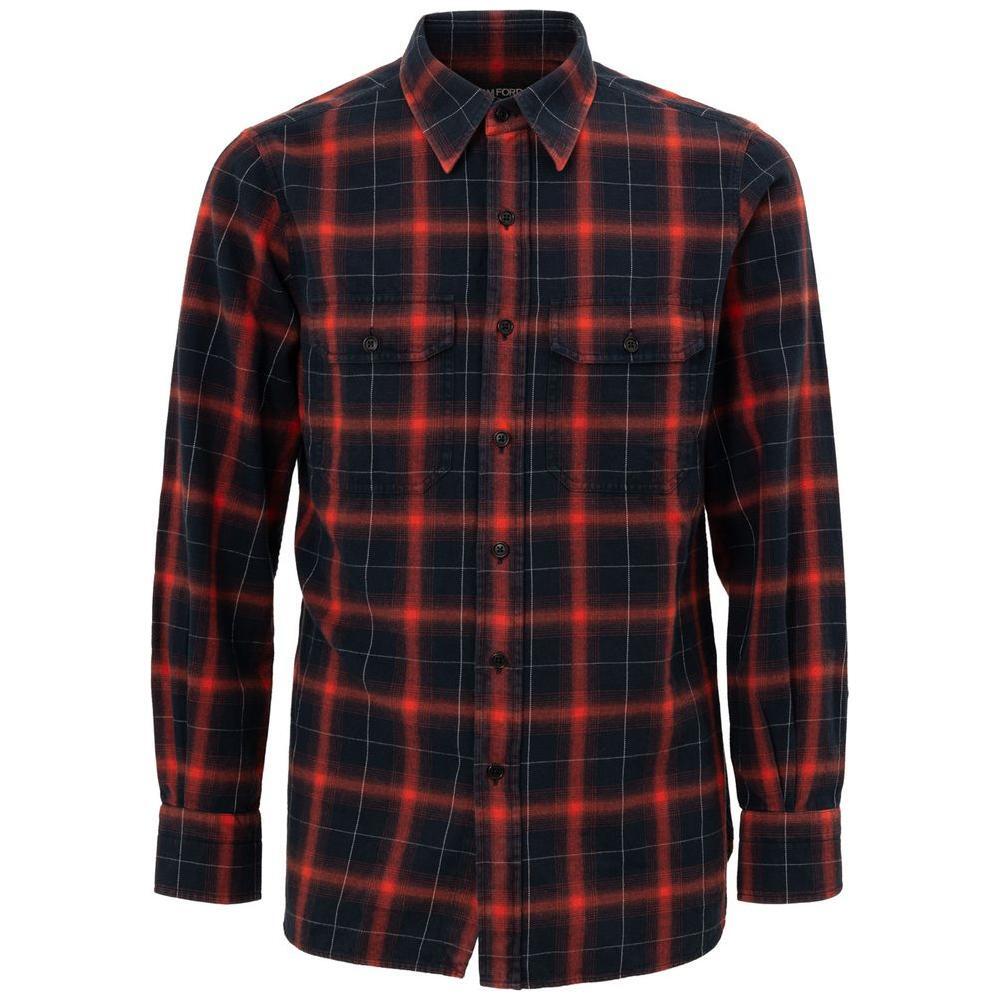 Tom Ford Bicolor Linen Shirt