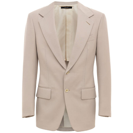 Tom Ford Beige Wool Blazer
