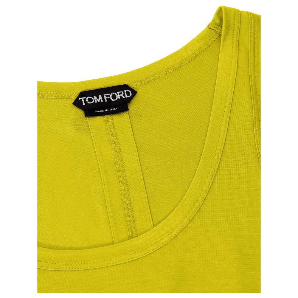 Tom Ford Yellow Silk Tank Top