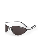 Balenciaga Black Acetate Sunglass