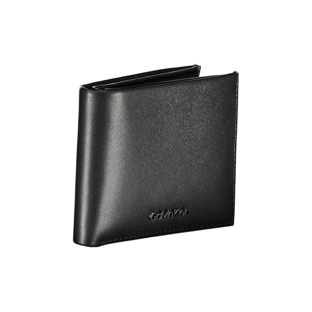 Calvin Klein Sleek Leather Bi-Fold Wallet with RFID Block