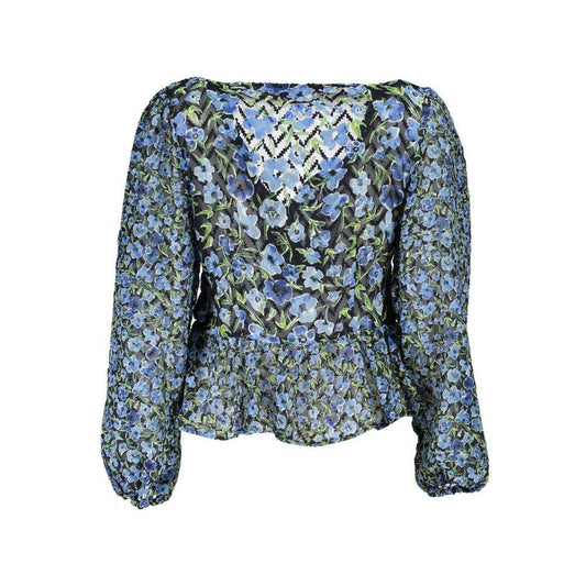 Desigual Blue Polyester Sweater DE-29223-XS