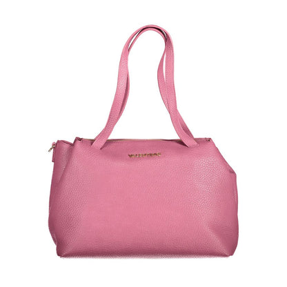 Mario Valentino Pink Polyethylene Women Handbag with shoulder straps