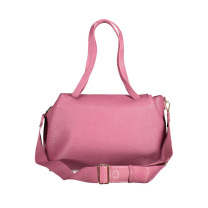 Mario Valentino Pink Polyethylene Women Handbag with adjustable strap