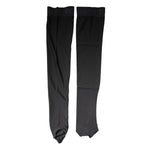 Dolce & Gabbana Black Viscose Stretch Over Calf Stockings Socks
