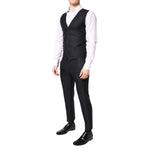 Dolce & Gabbana Blue MARTINI Wool Formal 3 Piece Suit KOS2128-48