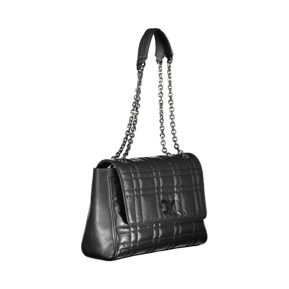 Calvin Klein Black Polyester Women Handbag