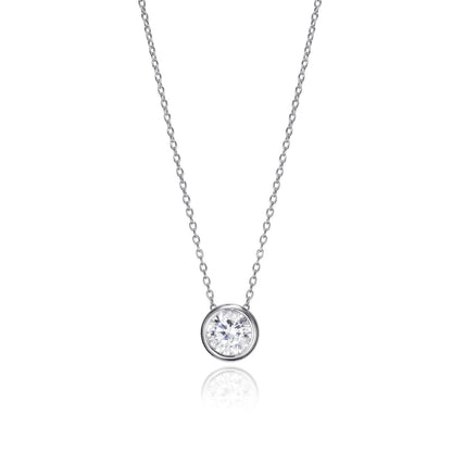 Elegant VICEROY JEWELS Mod. 71039C000-38 necklace for ladies with Quartz movement and silver 925° material, featuring a mineral dial.