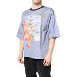 Dolce & Gabbana Light Blue Graphic Print Short Sleeve T-shirt