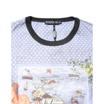 Dolce & Gabbana Light Blue Graphic Print Short Sleeve T-shirt