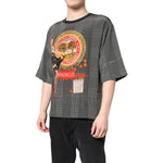 Dolce & Gabbana Black White Graphic Print Short Sleeve T-shirt