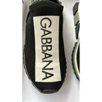 Dolce & Gabbana Black White Slip On Sorrento Sneakers Shoes