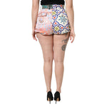 Dolce & Gabbana Multicolor High Waist Women Hot Pants Shorts PAN76313-38