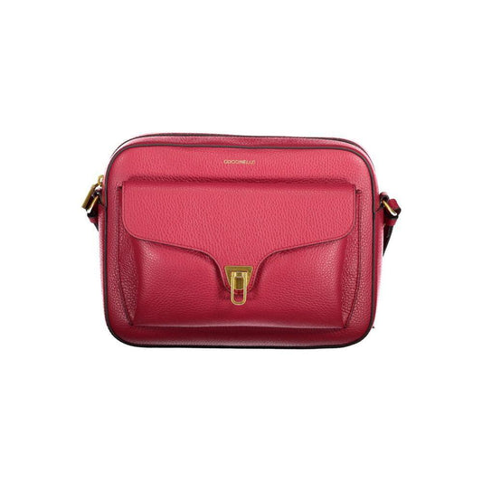 Coccinelle Red Leather Handbag