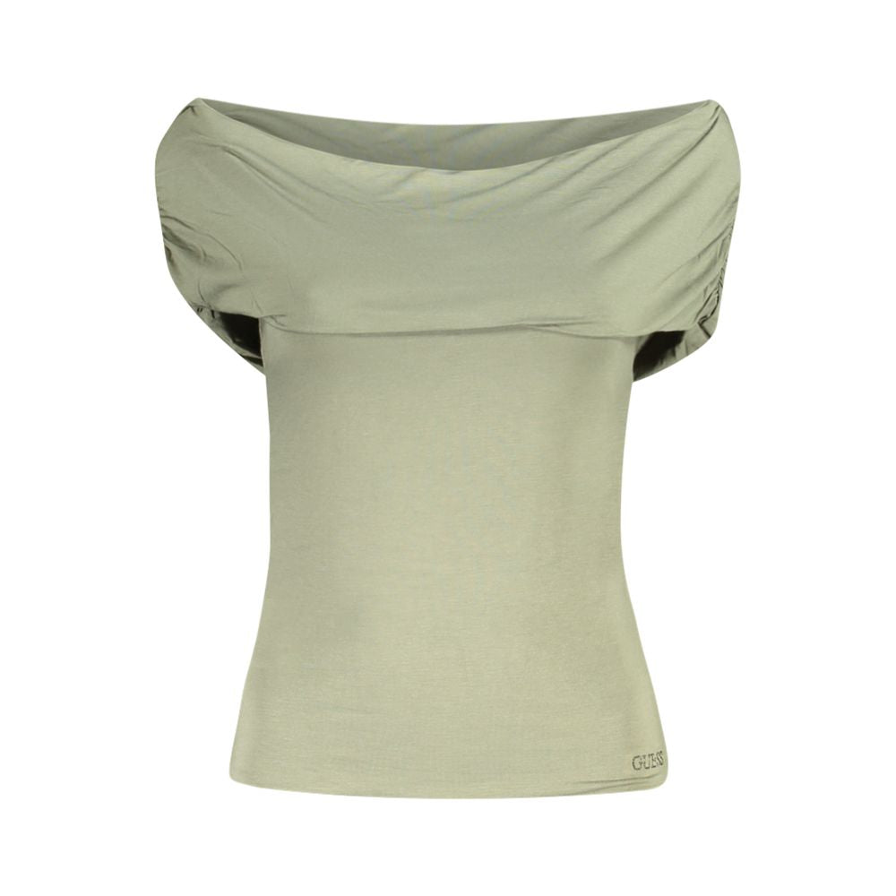 Guess Jeans Green Modal T-Shirt