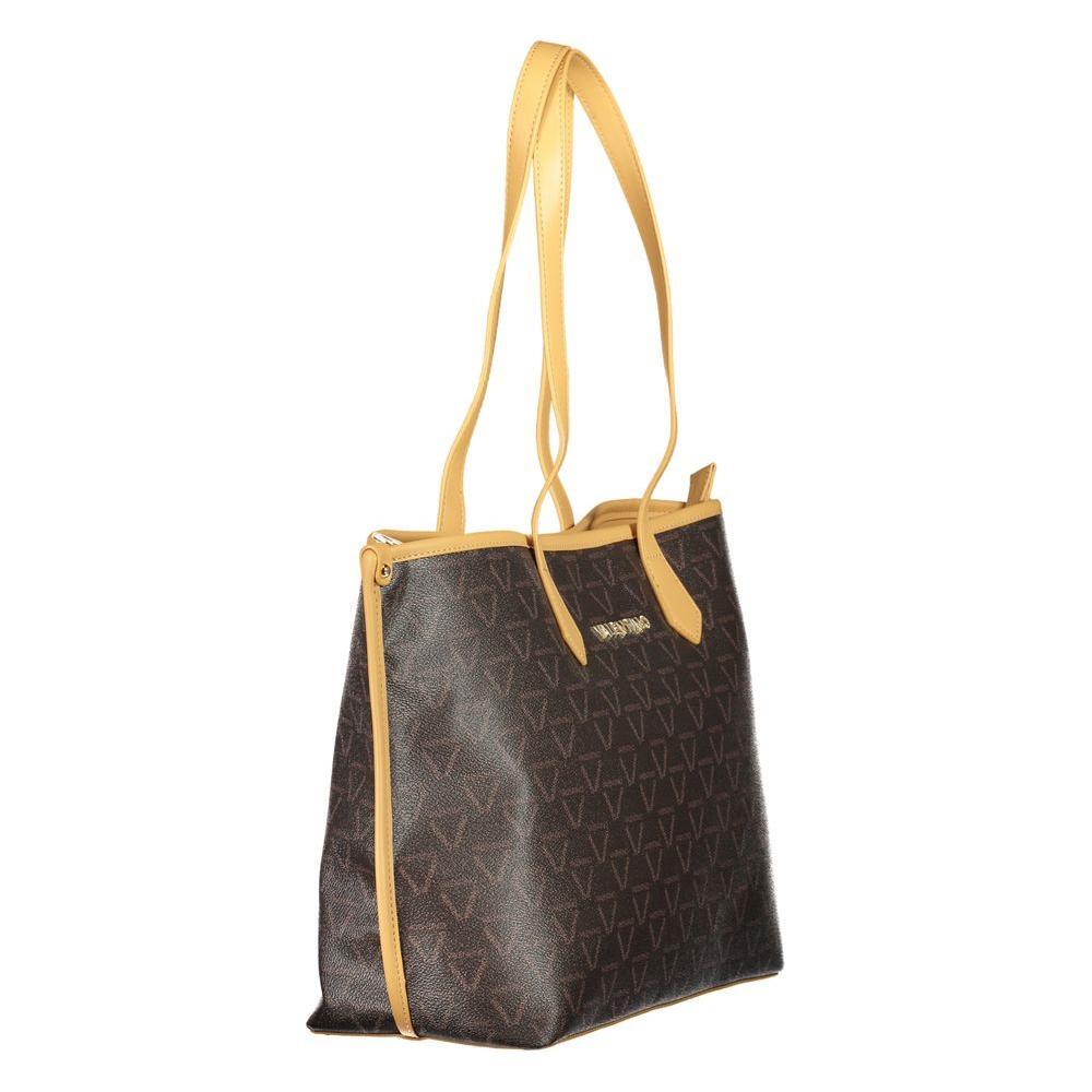 Mario Valentino Brown Polyethylene Handbag VA-36065