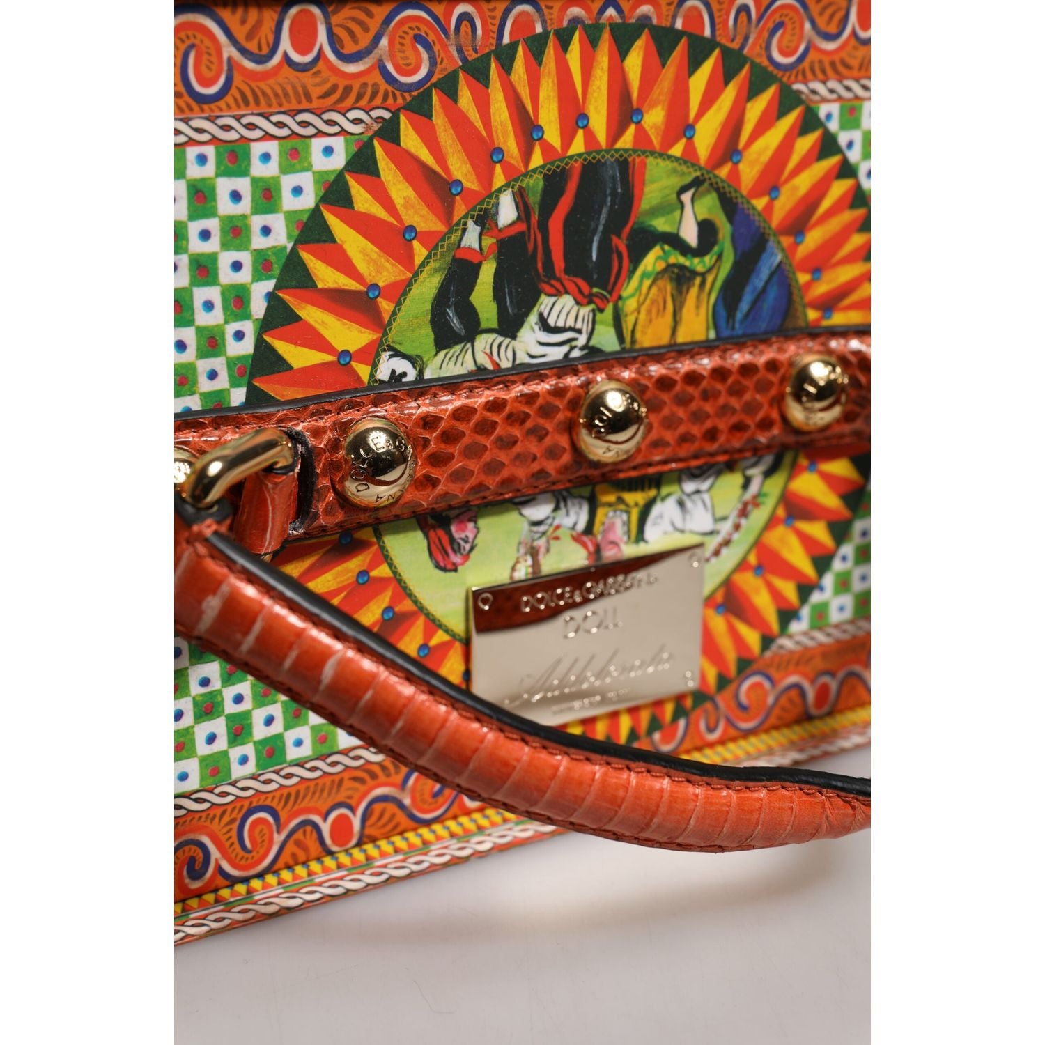 Dolce & Gabbana Black Dress Ceramic Porcelain Fashion Leather Sicily Dolls