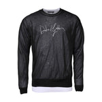 Dolce & Gabbana Black White Logo Knitted Pullover Sweater