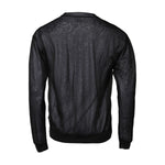 Dolce & Gabbana Black White Logo Knitted Pullover Sweater