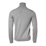 Dolce & Gabbana Gray Wool Knitted Men Pullover Sweater