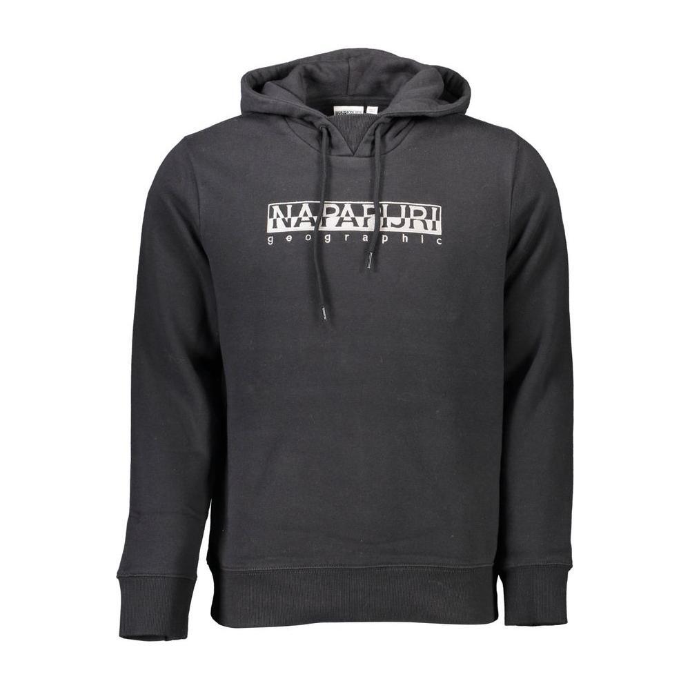 Napapijri Black Cotton Men Sweater
